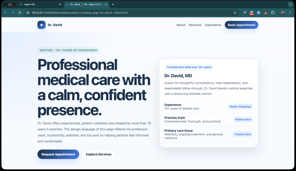 AgentOS — Multi-Agent Orchestration Platform Built on OpenClaw screenshot